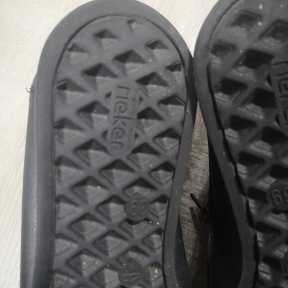 Rieker Anti Stress Ladies Size 39 (8.5 US) Brown & Black Faux Fur Lined Booties - Picture 9 of 12